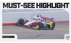 Thumbnail for Felix Rosenqvist Sees Season Finale End Early After Smacking Wall