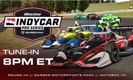 Thumbnail for INDYCAR ButtKicker iRacing Pro Series: Round 4 at Barber Motorsports Park