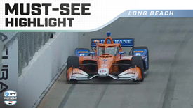 Thumbnail for Scott Dixon Finds the Wall in Long Beach Practice 2