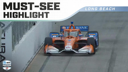 thumbnail for Scott Dixon Finds the Wall in Long Beach Practice 2