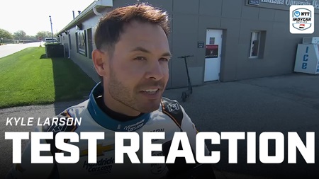 thumbnail for Kyle Larson Happy To Be OK after 'Bummer' Indy 500 Open Test Incident