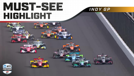 Thumbnail for Big Move by Graham Rahal, Trouble for Colton Herta at Start