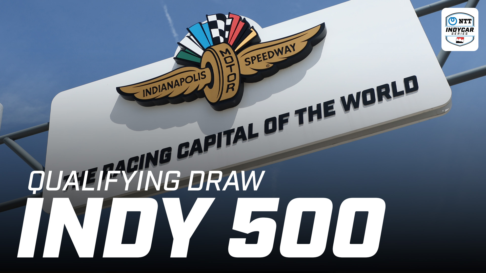 Qualifying Draw: 2025 Indianapolis 500