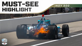Thumbnail for Fiery Incident Ends Ryan Hunter-Reay's Indy 500 Carb Day