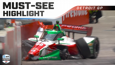 thumbnail for Callum Ilott Pounds the Wall After Exiting Pit Lane