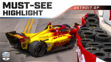 thumbnail for Alex Palou’s Historic Run Comes to a Crashing Halt in Detroit