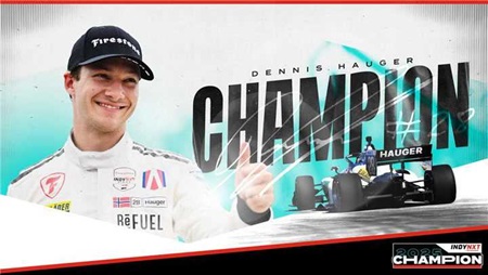 thumbnail for Champ! Dennis Hauger Celebrates 2025 INDT NXT by Firestone Title