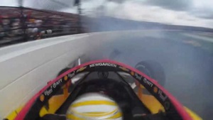 Josef Newgarden Wrecks Out of Indy 500