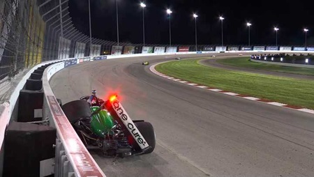 thumbnail for Graham Rahal Out After Heavy Contact in St. Louis