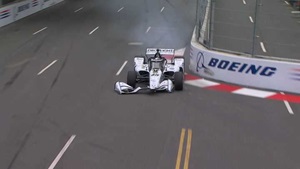 Louis Foster Spins Into the Wall in Practice 2
