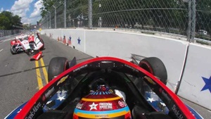  David Malukas Collects Sting Ray Robb in Hard Crash